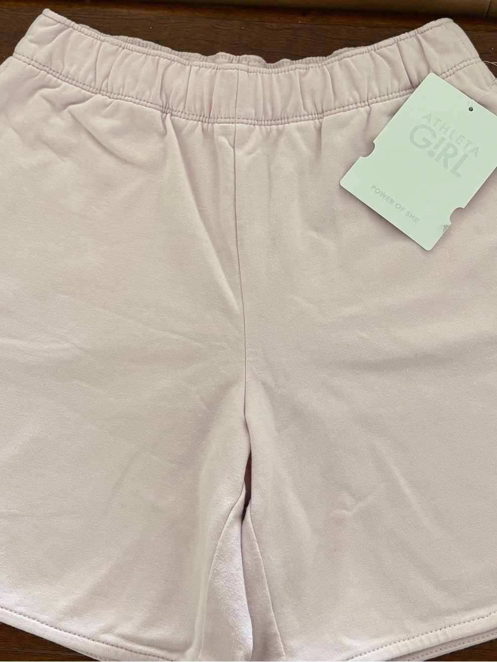 NWT Athleta Girl All Day Soccer Short Halo/Pink, Size M 8/10 - Picture 3 of 8